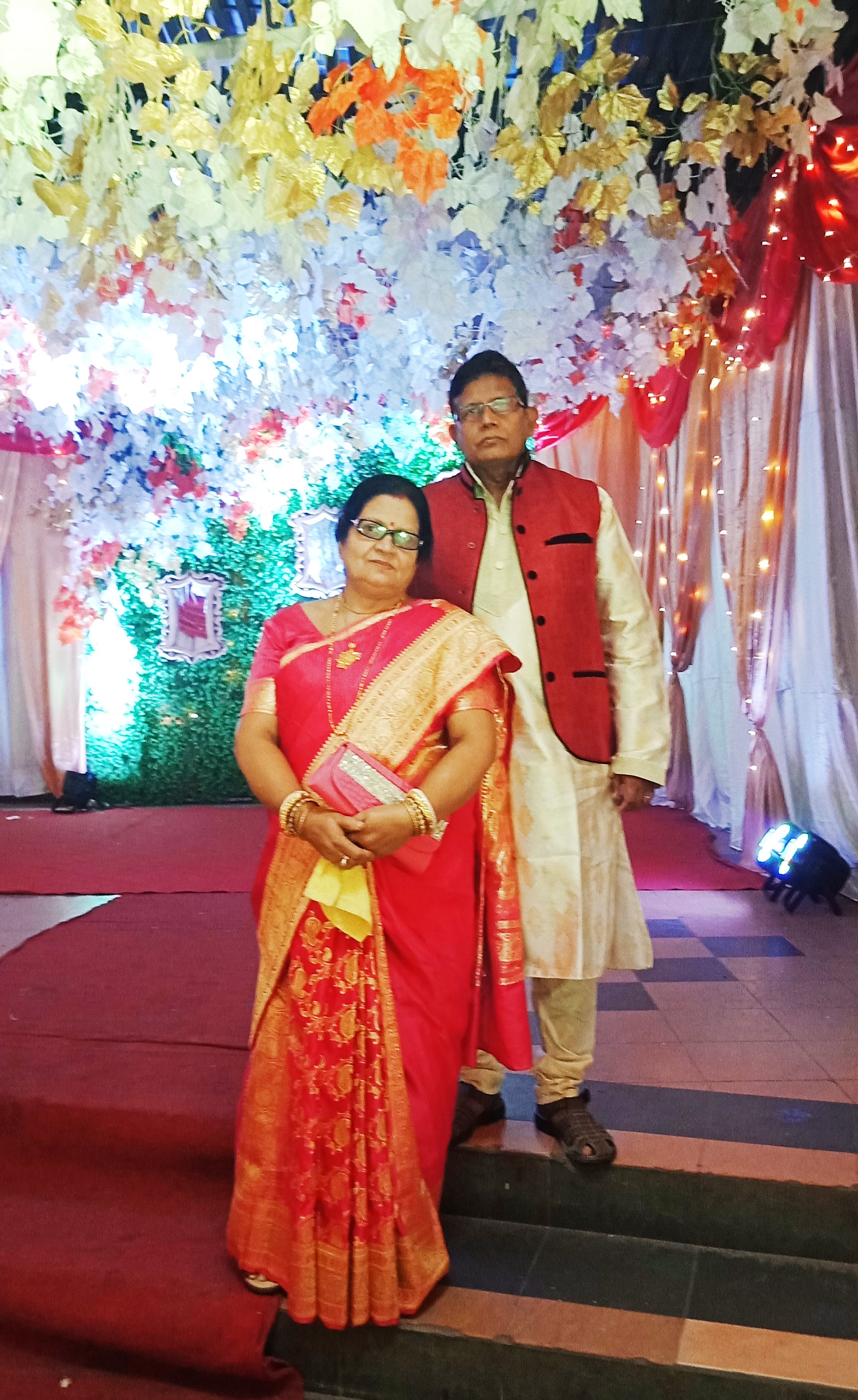 With Mrs. Chowdhury